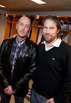Svenska Spel. Peter Forsberg (t h)