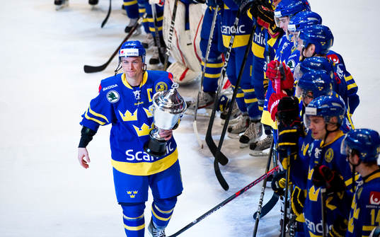 Magnus Johansson, Sverige glider fram med pokalen