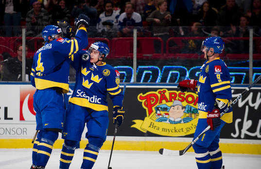 1-0 av Staffan Kronwall, Sverige (Jubel)