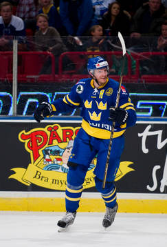 1-0 av Staffan Kronwall, Sverige (Jubel)