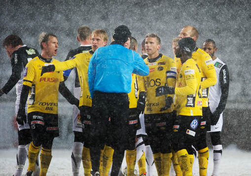 Anders Svensson, Elfsborg, blev utvisad