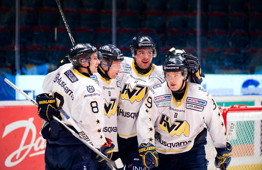Daniel Grillfors, Johan Davidsson, Jesse Joensuu och Jukka