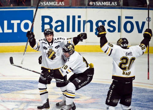Robert Rosén och Richard Gynge, AIK  (Jubel)