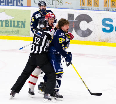 Elias Granath, Timrå IK och Per Ledin, HV71