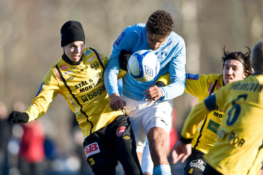 Simon Nilsson, Mjällby, Mathias Ranegie, Malmö