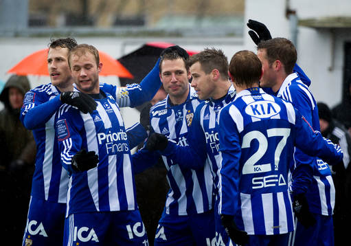 Stefan Selakovic, IFK Göteborg, gör 1-0, jubel
