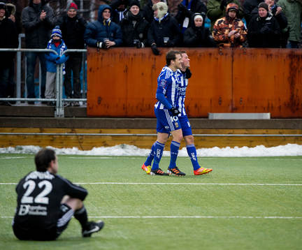 Emil Salomonsson, IFK Göteborg, gör 4-0, jubel Tobias