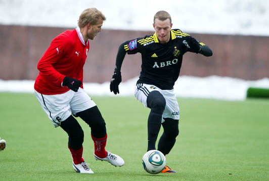 Paulus Arajuuri, Kalmar och Daniel Gustavsson, AIK
