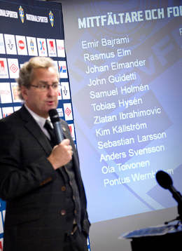 Presskonferens, Erik Hamrén, förbundskapten presenterar