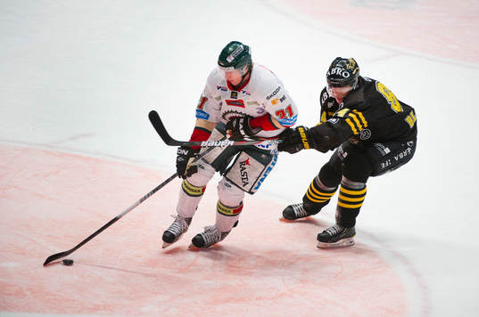 Mikael Johansson, Frölunda och Patric Blomdahl, AIK
