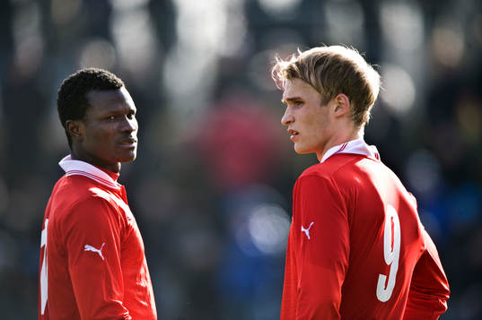 Abiola Dauda och Sebastian Andersson