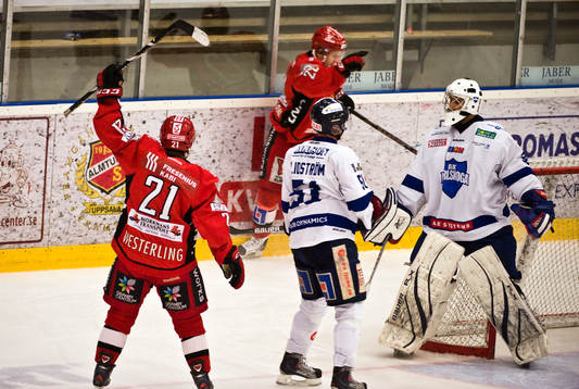 Daniel Hermansson, Almtuna och Daniel Bellissimo, målvakt,