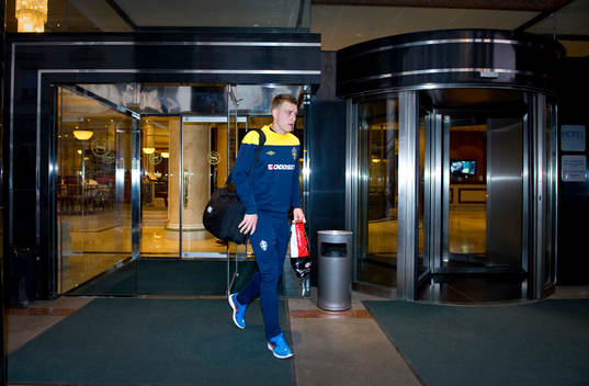 Bläddra bland fler bilder av Fotboll, Inför Kroatien - Sverige A