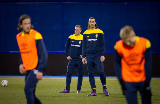 Zlatan ibrahimovic och John Guidetti