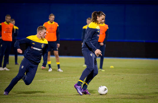 Zlatan ibrahimovic och John Guidetti