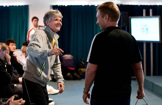 Pia Sundhage, förbundskapten, USA, Tomas Dennerby,