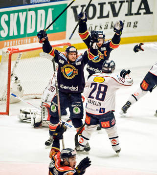 Mathias Tjärnqvist och Marcus Nilson, Djurgården, jubel