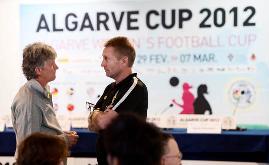 Pia Sundhage, förbundskapten, USA, Tomas Dennerby,