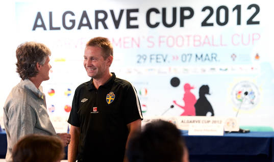 Pia Sundhage, förbundskapten, USA, Tomas Dennerby,