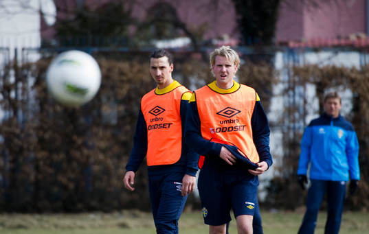 Zlatan Ibrahimovic och Ola Toivonen