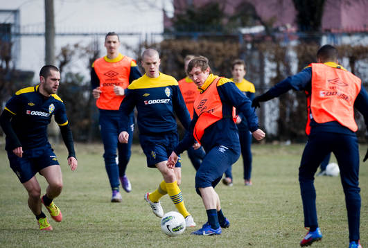 Emir Bajrami, Samuel Holmén och Kim Källström