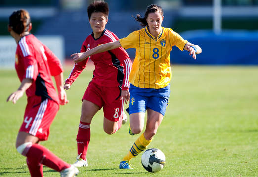 Bläddra bland fler bilder av Fotboll, Dam, Algarve Cup, Sverige - Kina