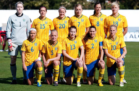 Hedvig Lindahl, målvakt, Therese Sjögran, Marie