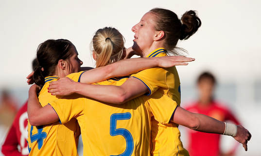 Johanna Almgren, Caroline Seger, Antonia Göransson,