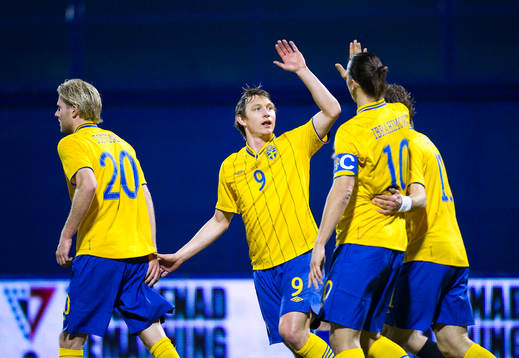 Bläddra bland fler bilder av Fotboll, landskamp, Kroatien - Sverige A