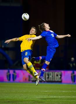 Anders Svensson, Sverige och Luka Modric, Kroatien,