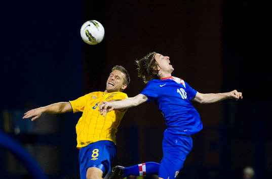 Anders Svensson, Sverige och Luka Modric, Kroatien,