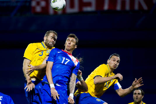 Olof Mellberg och Zlatan Ibrahimovic, Sverige, Mario