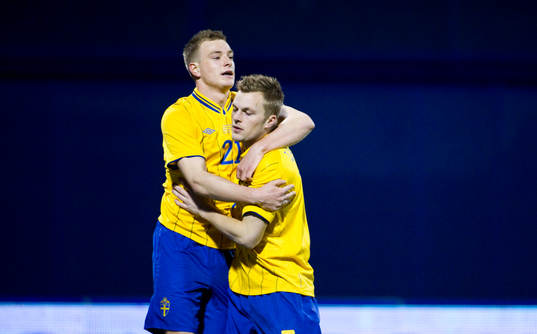 John Guidetti och Sebastian Larsson, Sverige, glädje, jubel