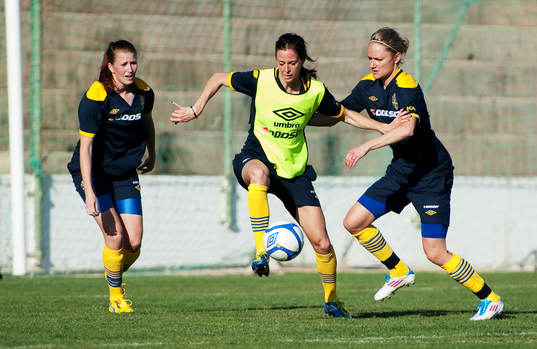 Emma Berglund, Lotta Schelin, Stina Segerström