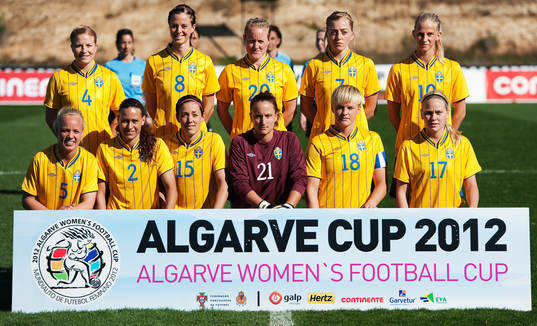 Annica Svensson, Lotta Schelin, Marie Hammarström, Linda