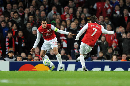 Tomas Rosicky, Arsenal gör 2-0