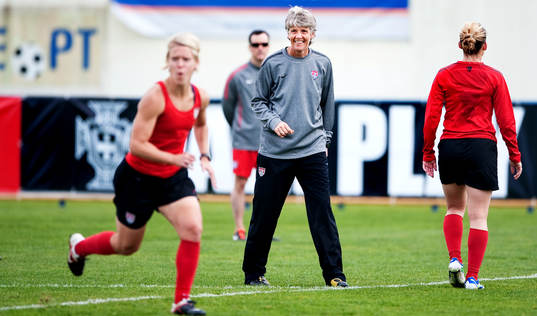 Pia Sundhage, förbundskapten, USA