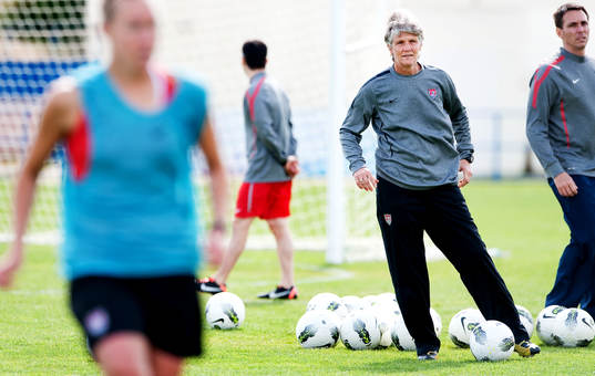 Pia Sundhage, förbundskapten, USA
