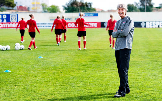Pia Sundhage, förbundskapten, USA