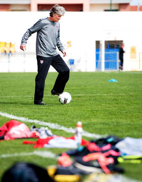 Pia Sundhage, förbundskapten, USA