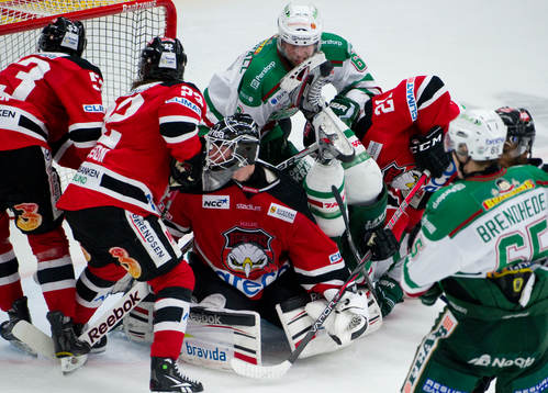 Bläddra bland fler bilder av Ishockey, Play off till kvalserien, Rögle-Malmö Redhawks