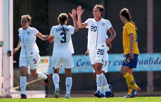 Abby Wambach, USA, jubel, 0-3