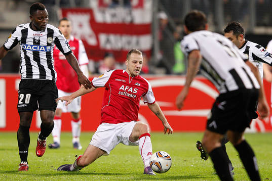 Brett Holman, AZ och Kwadwo Asamoah, Udinese