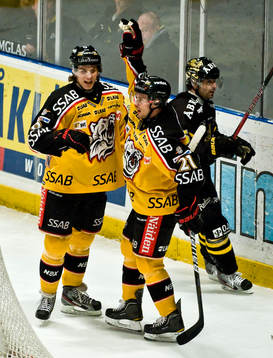 Daniel Gunnarsson och Toni Koivisto, Luleå, jubel
