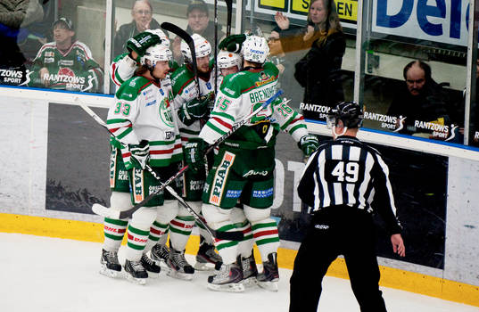 Jakob Johansson, Rögle, 3-0, jubel
