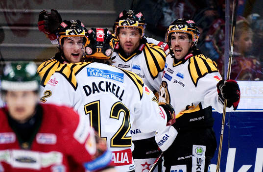 Jesper Ollas, Brynäs, jubel, 0-1
