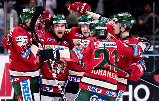 Fredrik Eriksson, Frölunda, jubel, 1-1
