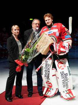 Frederik Andersen, målvakt, Frölunda, nominerad till