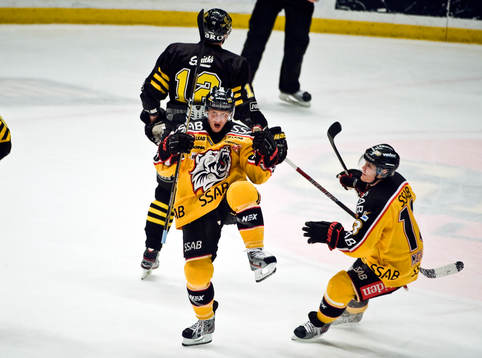 Joonas Vihko och Sebastian Meijer, Luleå, jubel