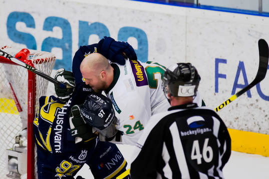 Bråk, slagsmål,  Per Ledin, HV71, Jonas Frögren,